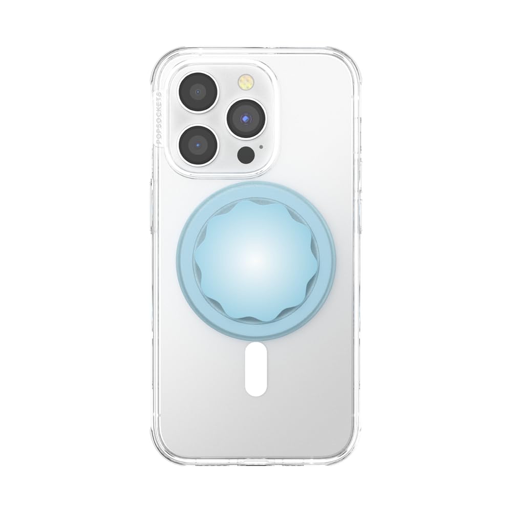 PopSockets Phone Grip for MagSafe, Magnetic Holder, Phone Stand - Blue Sigh
