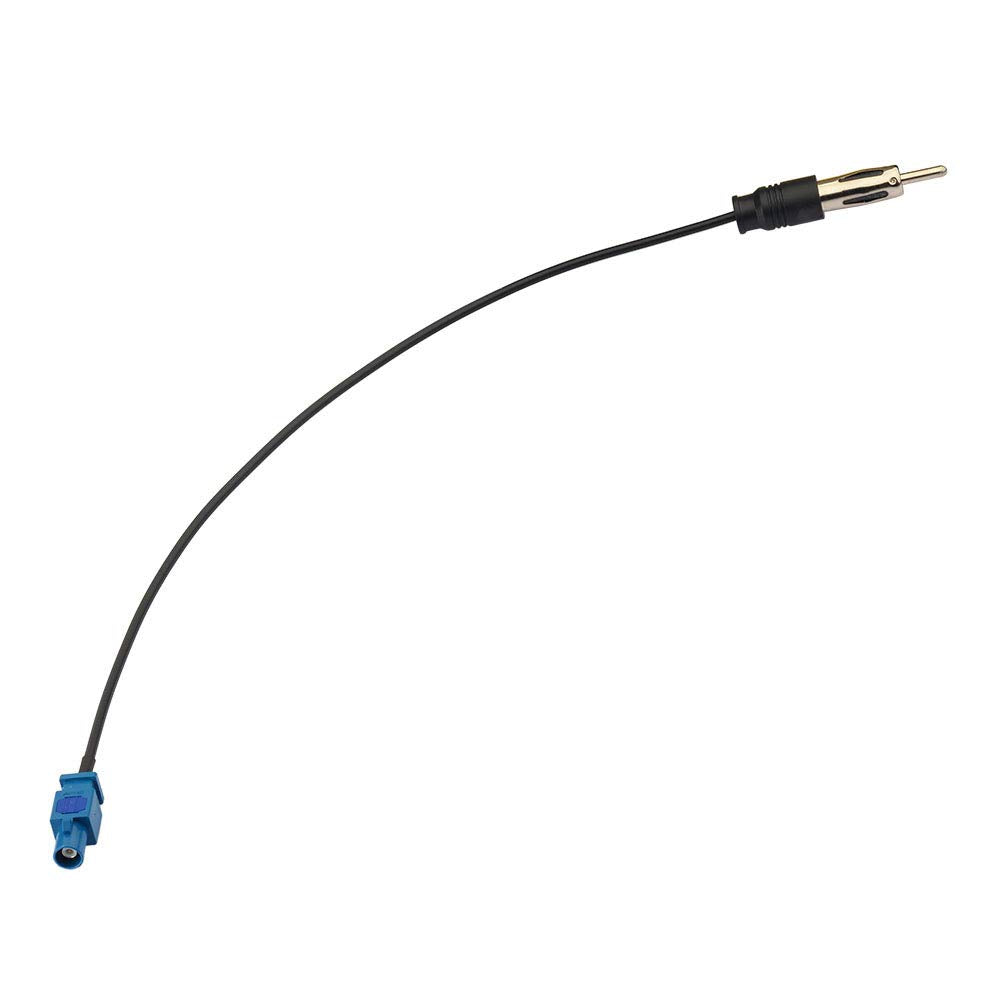 Bingfu Car Antenna Adapter Car Stereo FM AM Radio Antenna Adapter Cable Fakra Z Male to DIN Plug Connector Cable 30cm 1 feet for Car Stereo Audio HD