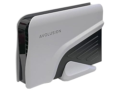 Avolusion PRO-Z Series 2TB USB 3.0 External Gaming Hard Drive for PS5 Game Console (White) (Renewed)