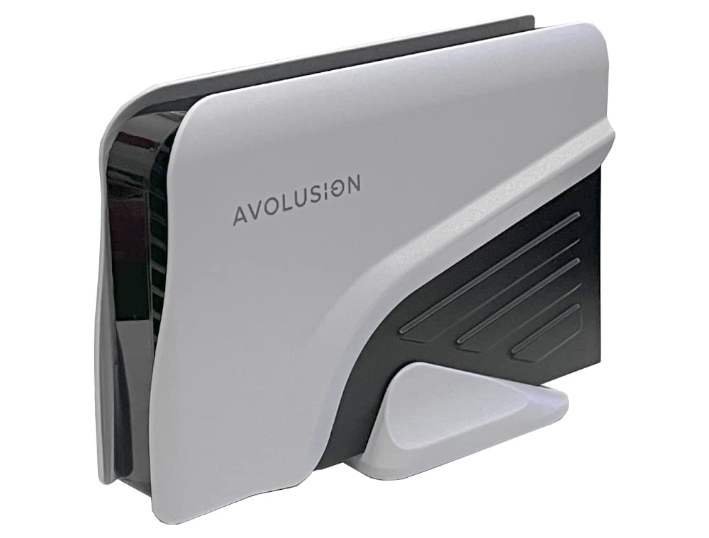 Avolusion PRO-Z Series 6TB USB 3.0 External Gaming Hard Drive for PS5/PS4 Game Console (White) - 2 Year Warranty (Renewed)