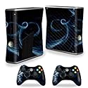 MightySkins Carbon Fiber Skin for Xbox 360 S Console - Stone Waves | Protective, Durable Textured Carbon Fiber Finish | Easy to Apply, Remove,