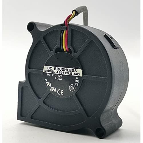 AB0612LB-A03 DC 12V 0.20A 60x60x25mm Turbo Blower Projector Fan