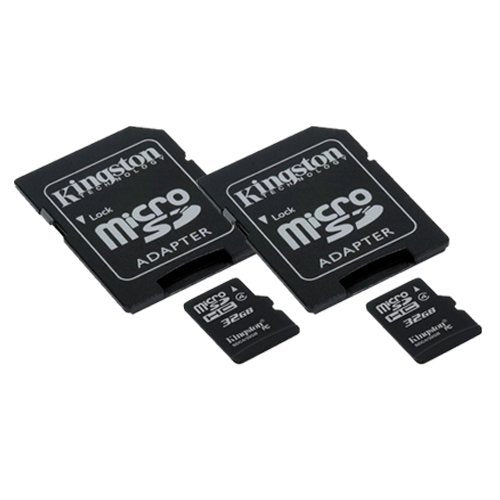 Samsung Galaxy S4 Active Cell Phone Memory Card 2 x 32GB microSDHC Memory Card with SD Adapter (2 Pack)