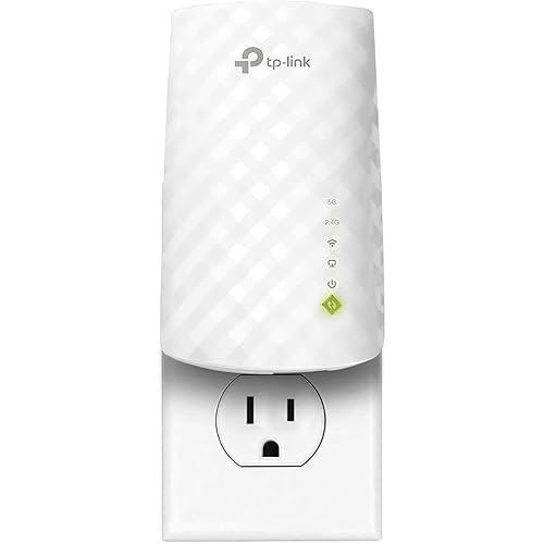 TP-Link WiFi Extender with Ethernet Port, Dual Band 5GHz/2.4GHz, Up to 44% More Bandwidth Than Single Band, Covers Up to 1200 Sq.ft and 30 Devices