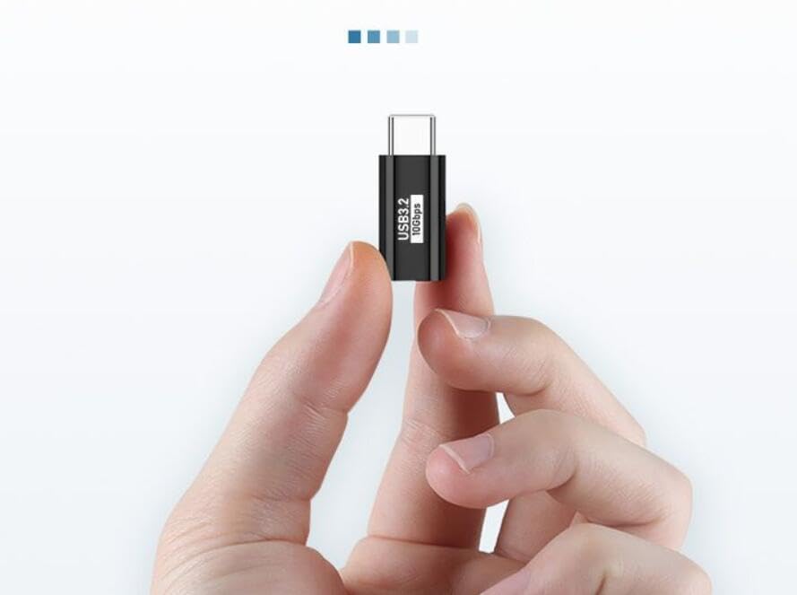 Accessonico 2 Pack USB C Extender USB-C Port Cable Adapter Type C Male to USBC Female