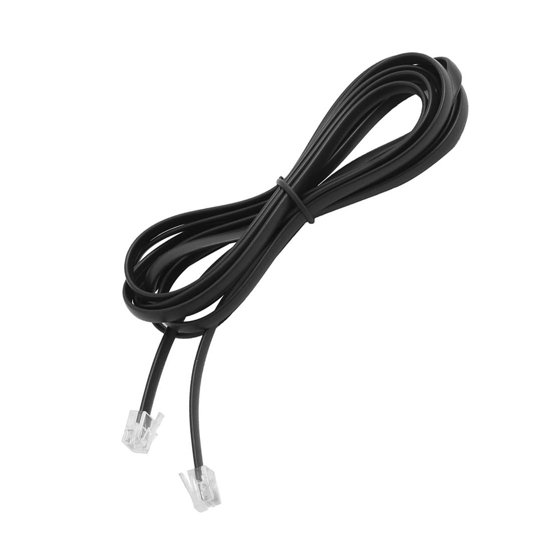 uxcell RJ12 6P6C Telephone Extension Cable, 2.59M Long Phone Wire Handset Receiver Cord, Standard RJ12 6P6C Male to Male Plug Extension Line
