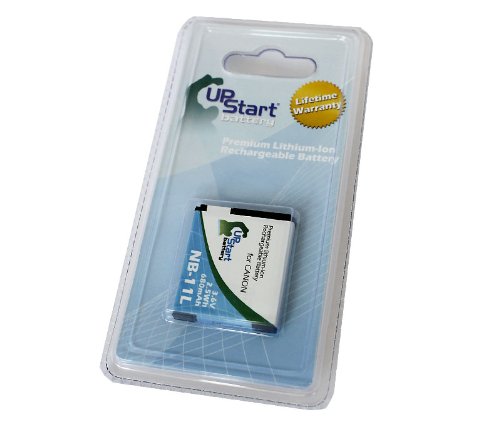 NB-11L Replacement Battery and Charger Kit for Canon Digital Cameras - UpStart Battery Brand