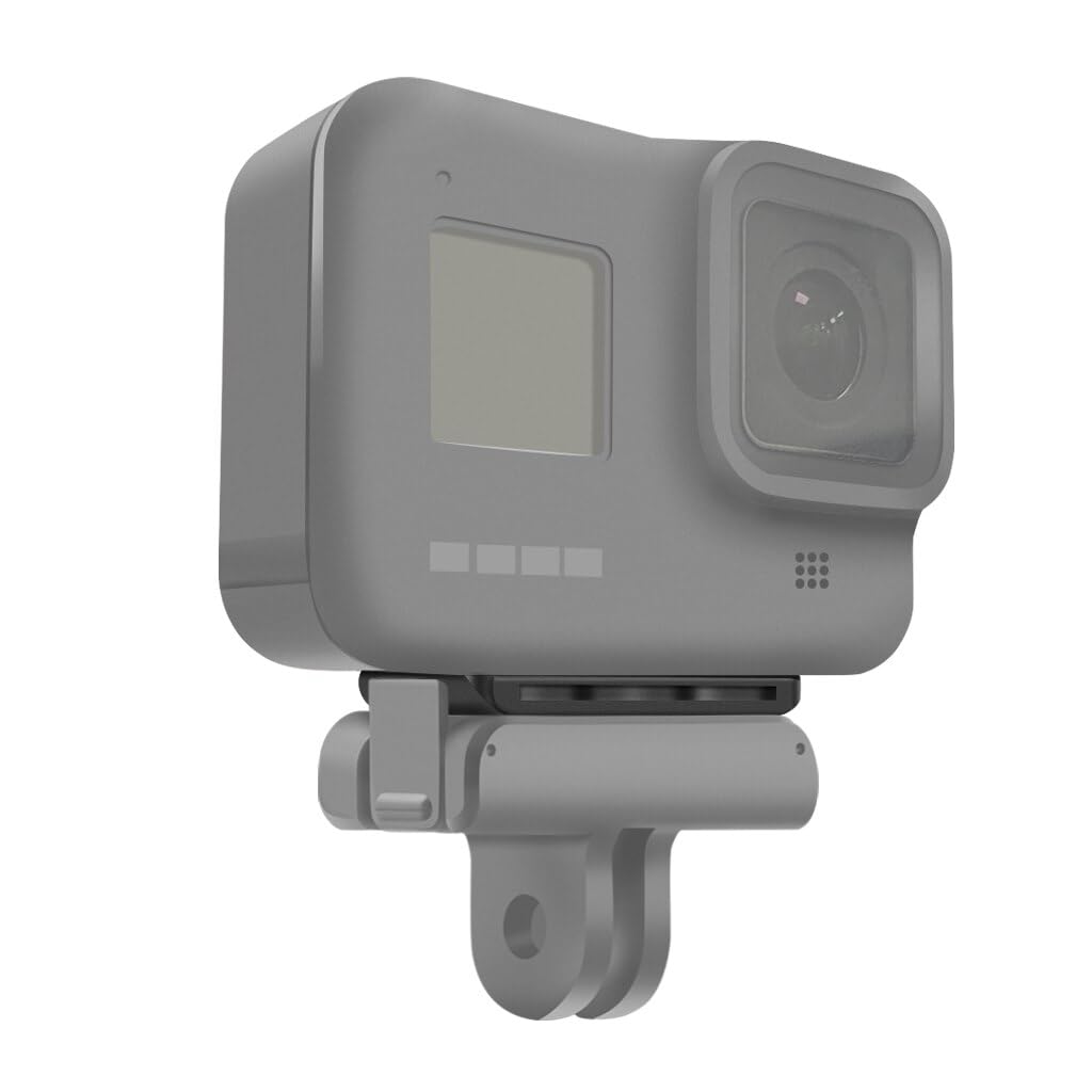 NovelGoal Aluminum Magnetic Adapter Mount 1/4" ARRI Locating Pins Quick Release Tripod Bracket Compatible with Hero 13 12 11 10 9 max Camera