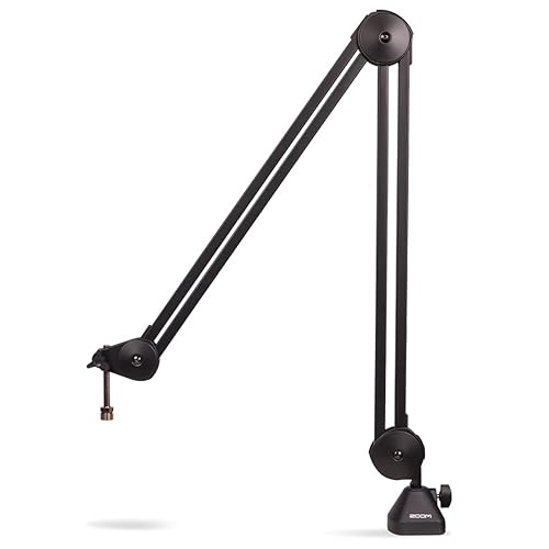 Zoom ZMA-1 Broadcast Microphone Arm, Mountable, for Brodcasts, Podcasts, and Streams