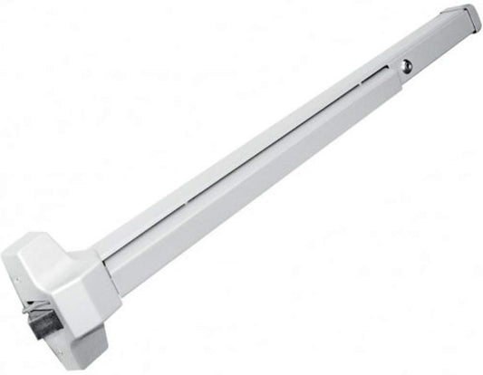 Seco-Larm SD-962AR-36A Rim-Type Exit Device for Exit Doors, Push-to-Exit Bar, Reversible, Non-Handed Design, Stainless-steel 3/4" Throw Latch Bolt