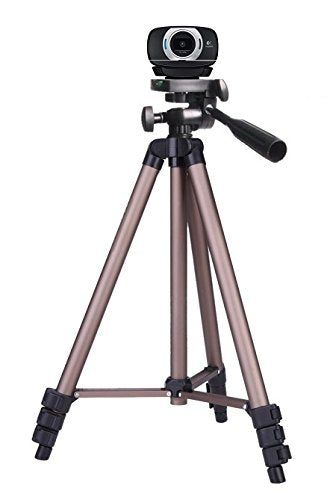 Webcam Tripod, Camera Tripod Mount Stand Compatible with Logitech Webcams C920s StreamCam Brio C925e C922x C930e C920 C615-50 inches