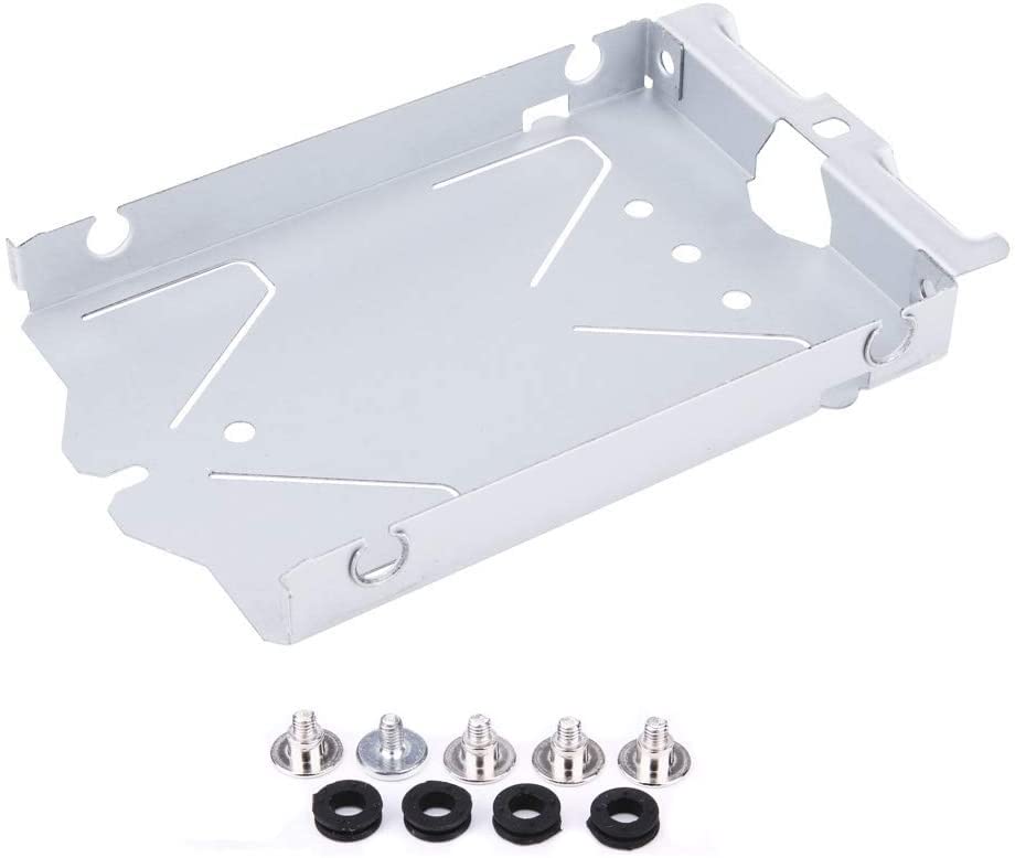 JMXLDS Replacement Hard Disk Drive HDD Mounting Bracket Caddy Tray Support Holder with Screws for PS4 1200 CUH-1200 CUH-1215A Series Host.