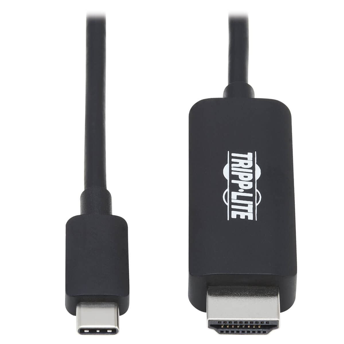 Tripp Lite USB C to HDMI Cable, Thunderbolt 3 Compatible Adapter Cable, USB-C and HDMI 4K, 4:4:4, Black, M/M, 3 ft. (U444-003-HBE)