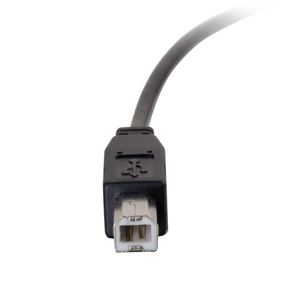 C2G/Cables To Go 28859 USB 2.0 USB-C to USB-B Cable Male/Male (6 Feet) Thunderbolt 3, Tablet, Chromebook Pixel, Samsung Galaxy TabPro S, LG G6