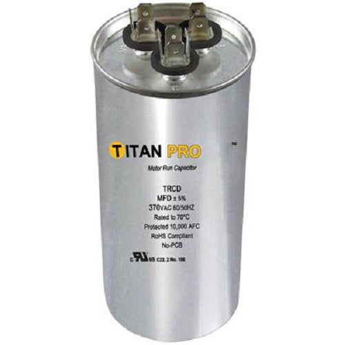 Packard Trcd255 Titan Pro Run Capacitor 25+5 Mfd 370 Volt Round
