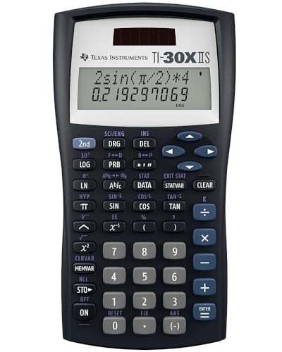 TI-30XIIS Scientific Calculator, Black