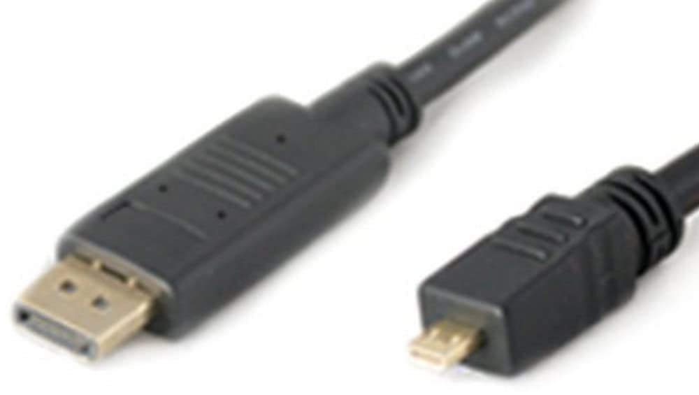 AddOn 5 Pack of 10Ft Displayport Male to Male Black Cable