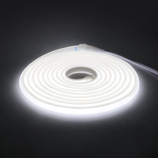 KISUFU COB LED Strip Lights, Neon 110V 288 LED LightsClippable, COB Flexible Neon Strips Plug Strap Switch,High Brightness LED Tape Light