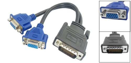 Uxcell a12071300ux0259 Female Splitter Adapter Cable