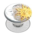 PopSockets Adhesive Phone Grip, Holder, Phone Stand, Plants - Translucent Sun and Moon