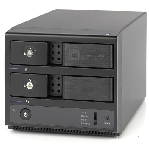 Oyen Digital Mobius 2C RAID 2-Bay USB-C Hard Drive Enclosure