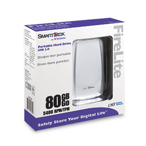 SmartDisk USBFLB80 FireLite 80 GB 2.5-Inch USB 2.0 Portable Hard Drive