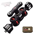 Mivitar VVM302 Articulating Magic Arm Mount Double Ballheads 1/4" Screw Camera Holder for Camera LCD Field Monitor,LED Light,Audio Recorders,Camera