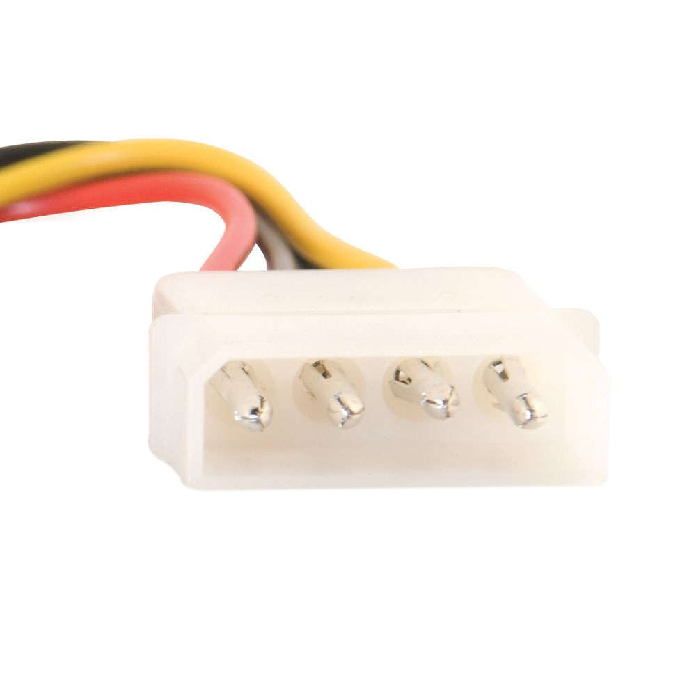 C2G 10151 Serial ATA (SATA) Power Adapter Cable (6 Inches, 0.15 Meters)