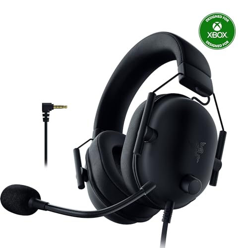 Razer BlackShark V2 X Xbox Gaming Headset: 50mm Drivers - Cardioid Mic - Lightweight - Comfortable, Noise Isolating Earcups - for Xbox Series X