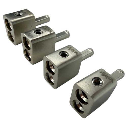 Sky High Car Audio Dual Subwoofer Speaker Wire Inputs (4 Pieces)