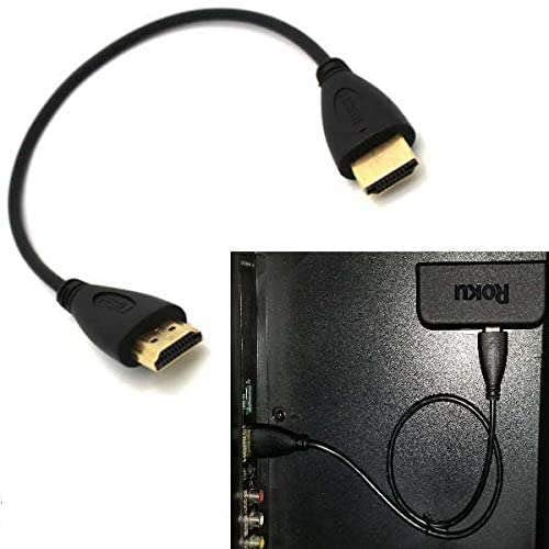 ienza HDMI Extender Cable 1.6FT, Compatible with Roku Express & Premier, Port Saver, Signal Booster