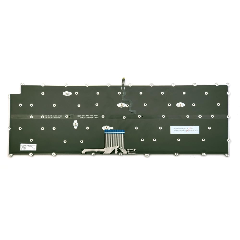 KGIGIBE Replacement Keyboard for LG Gram 17Z90N 17Z90N-V 17Z90N-N 17U70P 17U70P-P 17UD70P 17Z90N-R.AAC8U1 Laptop US Black with Backlit