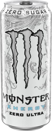 Monster Energy Zero Ultra, Sugar Free Energy Drink, 16 Ounce