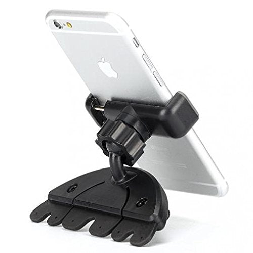Galaxy S9 S9+, Note 8, S8 S8+ Compatible Premium Car Mount CD Slot Phone Holder Cradle Rotating Dock Strong Grip for Samsung Galaxy S9 S9+, Note 8, S8