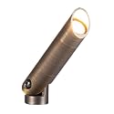VOLT 12V 2W Nano Brass LED Outdoor Spotlight (Bronze) 85 Lumens 2700K Warm White for Low Voltage Landscape Lighting in Yard, Lawn, Planter, Garden