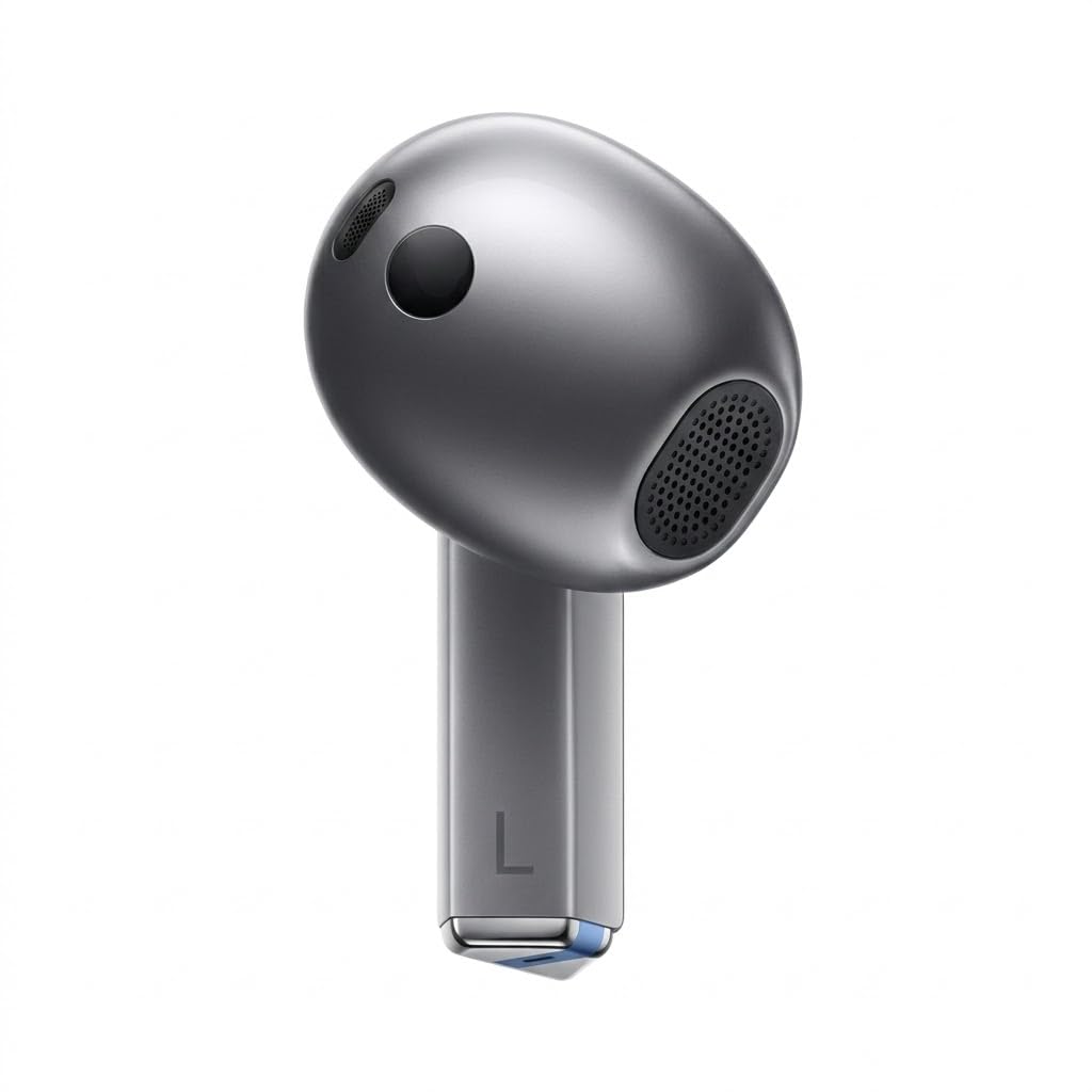 Single Left Ear Replacement for Samsung Galaxy Buds 3 True Wireless Earbuds, Lost Left Side Fix, Active Noise Cancelling, Clear Calls, Compatible