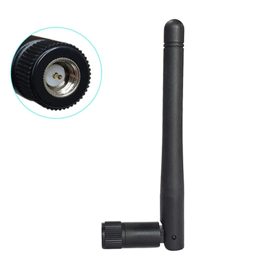 CENXIFJUDZ 2Pcs 2.4ghz WiFi Pc Desktop Wireless Antenna 3dbi with SMA Male Connector for Network Wi-fi Router USB Adapter Security IP Camera Video