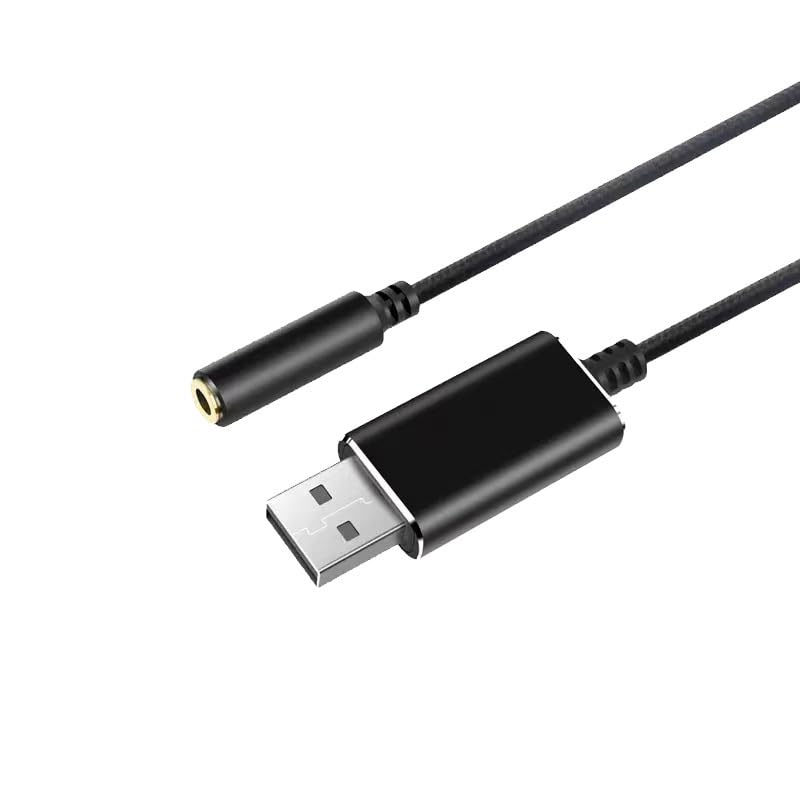 GZCRDZ Bone Conduction Earphones,USB Wired Earphones with Microphone, Open Headphone, Suitable for Computers and Gaming Consoles