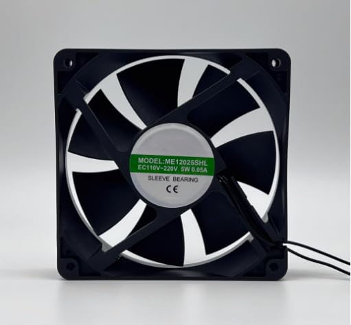 ME12025SHL EC110/220V 0.05A 5W 120x120x25mm 2-Wire Cooling Fan