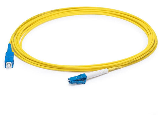 3m Single-Mode Fiber (SMF) Simplex SC/LC OS1 Yellow Patch Cable