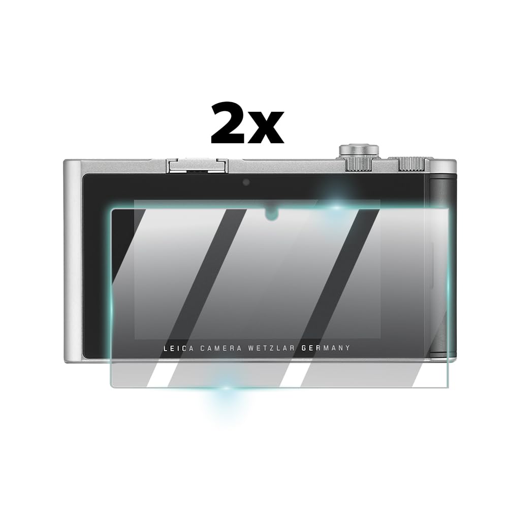 IPG ProActive for Leica TL2 Camera Display (2 Units) 9H Hardness Screen Protector Nano Ceramic Film Ultra Responsive High Clarity Smudge & Shock Proof
