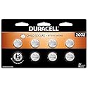 Duracell 2032 Lithium Battery, 8 Count (Pack of 1), Compatible with AirTag, Child Safety Features, Key Fob, CR2032 3V Cell