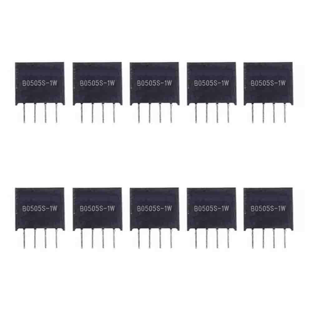 10pcs B0505S-1W 5V to 5V Converter DC DC Power Module Converter 1000V DC Isolation