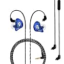 BASN in Ear Monitor Headphones for Musicians Audiophiles Drummers, Bsinger Pro Noise Isolating Earbuds with Dual Driver Dynamic Crystal Clear Sound