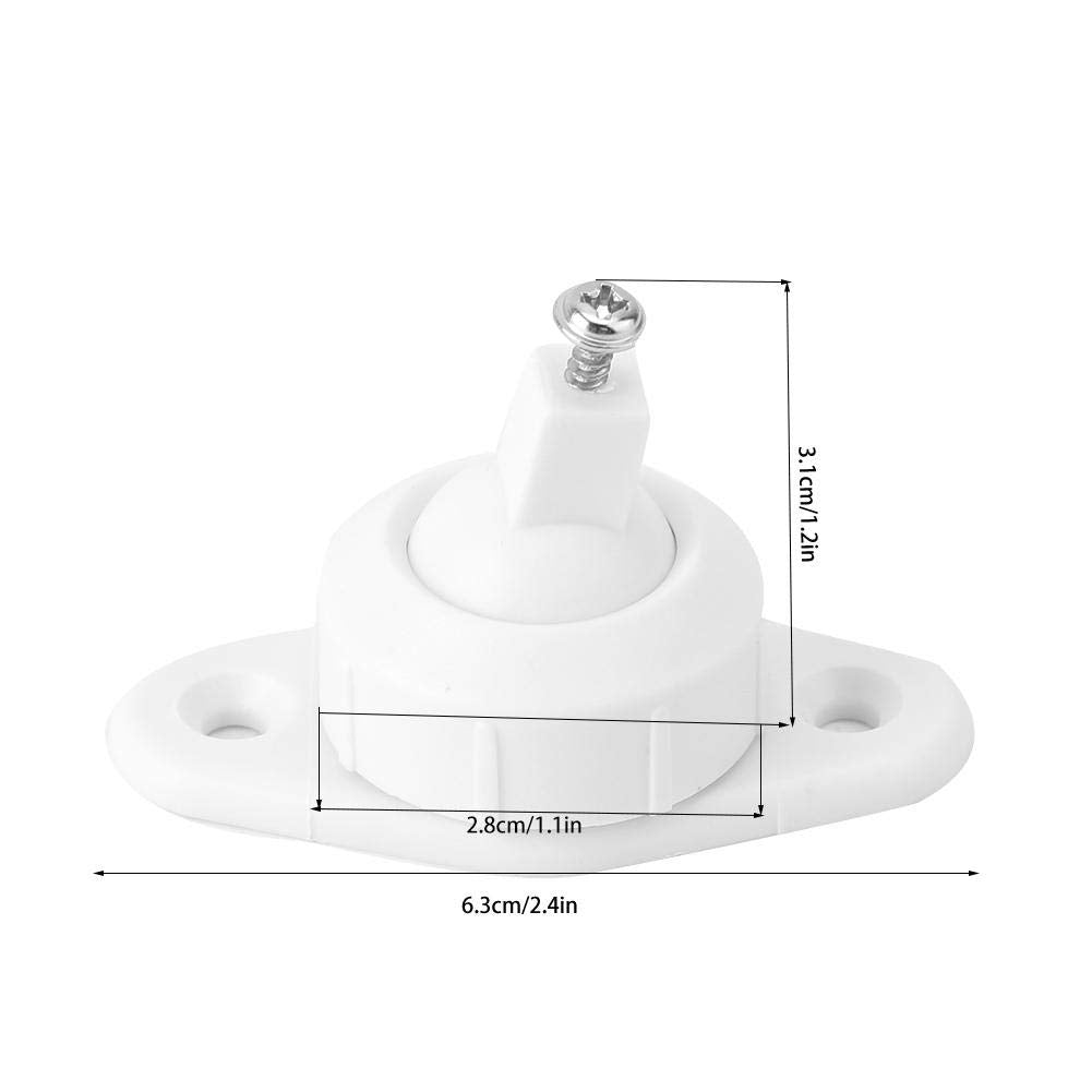 Dioche Universal Alarm Bracket, Sensor Mounting Bracket Wall-Mounted Short Leg Bracket for PIR Infrared Motion Alarm Detector