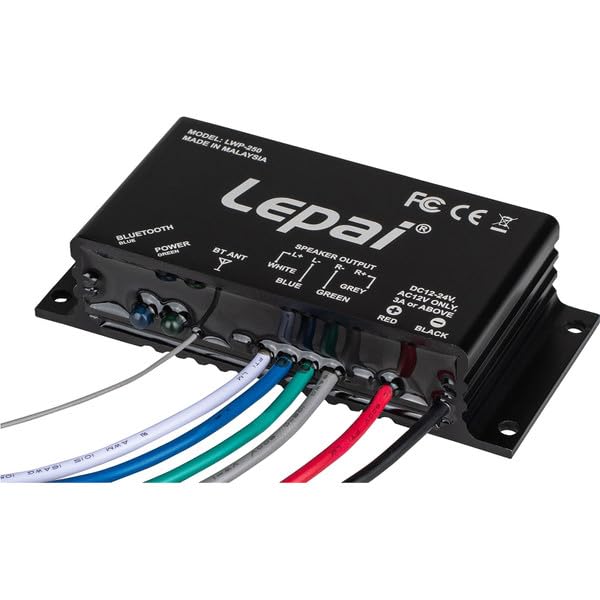 Lepai LWP-250 2 x 50W Outdoor/Marine Bluetooth 5.0 Mini Amplifier with Mounting Flanges