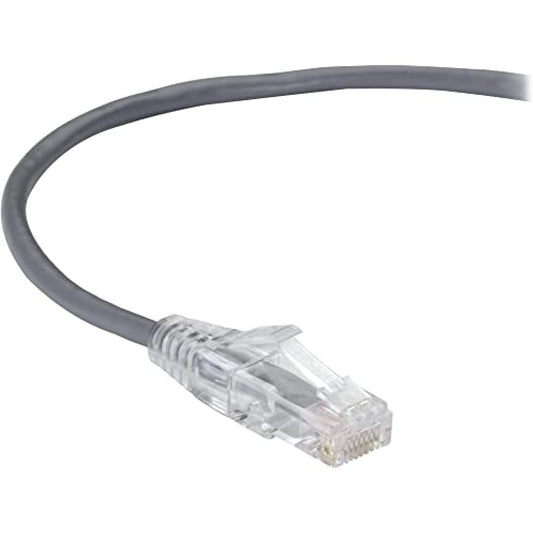 Black Box 1FT Gray CAT6A Slim-NET Patch