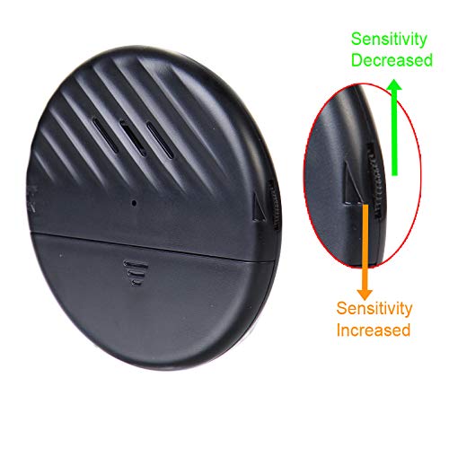 EverNary Window Vibration Alarm,5Pack-125dB Loud Ultra-Slim Anti-Theft Alarm for Door and Window Glass Break Sensor Alert with Adjustable Sensitivity