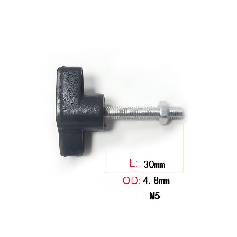 ThtRht 6 Pack Tripod Stand Height Adjustable Wing Knobs with Bolts Screws and Nuts Replacement Pole Tightening Knobs for Ipad Tripod Stand Tablet