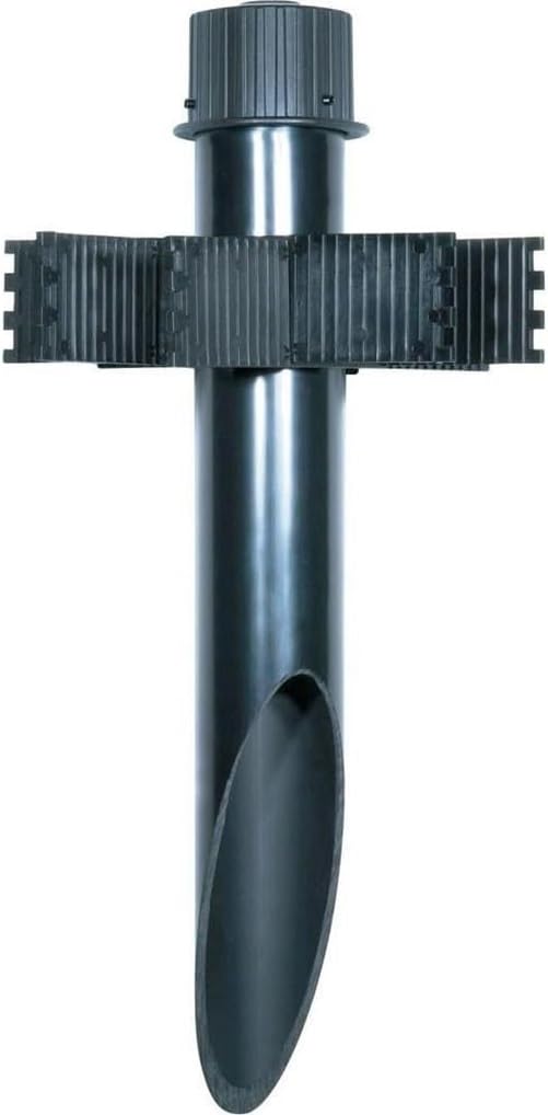 Nuvo Outdoor Light Stake Mounting Post, Ground Stake for Flood & Landscape Lighting, Replacement Spike for Yard & Path Lights, 2 Inch PVC, Dark Bronze